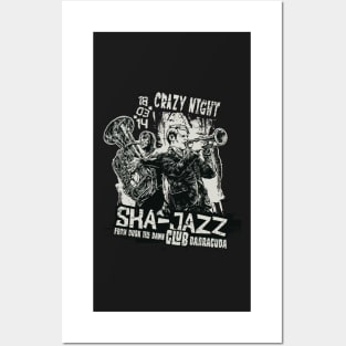 Crazy Night T-Shirt Design Posters and Art